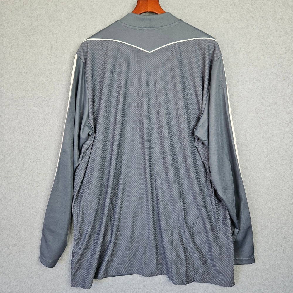 Adidas Tiro 23 League Training Jacket Mens 3XLT Grey White HS3504 Slim Fit New - Picture 8 of 8